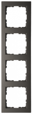 Рамка G-Classic  4-постовая, цвет Мокко, G1004Z, Jasmart Electric