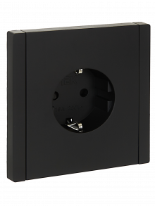 FORTE&PIANO Роз. с з/к з/ш в/к 16А FP115 чер. IEK, FP-R14-16-K02