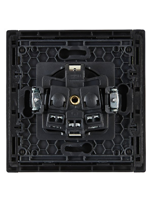 FORTE&PIANO Роз. с з/к з/ш в/к 16А FP115 чер. IEK, FP-R14-16-K02