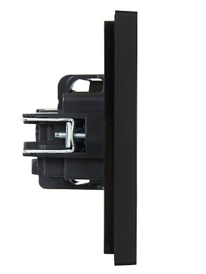 FORTE&PIANO Роз. с з/к з/ш в/к 16А FP115 чер. IEK, FP-R14-16-K02