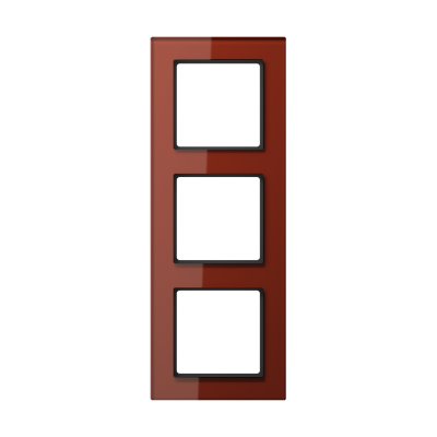 Рамка 3-кратная; красный оксид, AC583GLRT