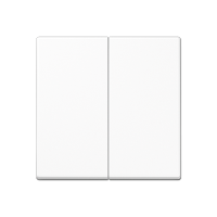 Клавиша для KNX кнопки, 2 группы; дюропласт; белый, A102WW