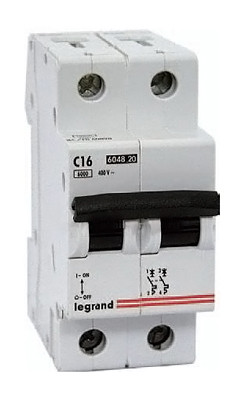 Legrand LR Автоматический выключатель 2P 16А (С) 6kA