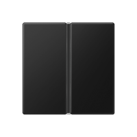 Набор накладок 1 группа для модулей F40; термопласт; черный матовый, A401TSASWM