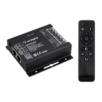 Диммер VT-S18-3x8A (12-24V, ПДУ Стик 12кн, RF) (Arlight, IP20 Металл, 3 года), 023323