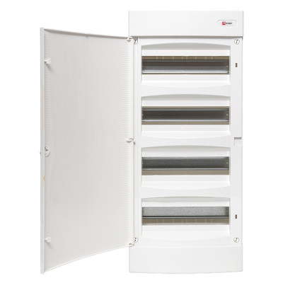 Щит распределительный навесной "Unix" белая дверь 4х12 модулей IP40 EKF PROxima, ux-4x12-nw