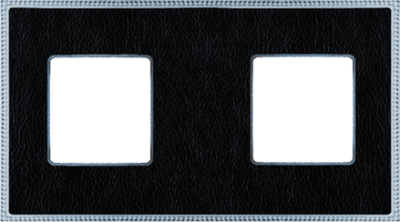 FD01442MCB Fede Belle Epoque Tapestry Рамка 2-ная, Monalisa-Bright Chrome