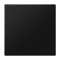 Крышка без отверстий (фиксация защёлкиванием), с суппортом; термопласт; черный матовый, LS994BSWM Крышка без отверстий (фиксация защёлкиванием), с суппортом; термопласт; черный матовый, LS994BSWM