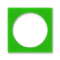 ND5519H-B500 67 - Сменная панель ABB Levit на розетку с заземлением зелёный - 2CHH190500B8067