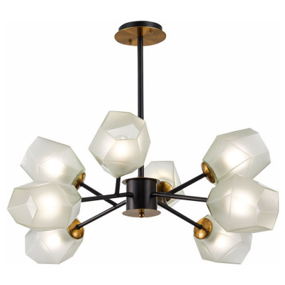 Evoluce SLE205102-08 Светильник потолочный Латунь, Черный/Белый E27 8*60W