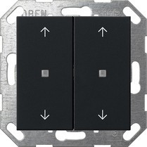 5174005 Gira Кнопочный выключатель KNX, 2-клавишн. со стрелками