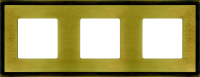 FD01243PM Fede Madrid Рамка 3-ная, Matt Patina