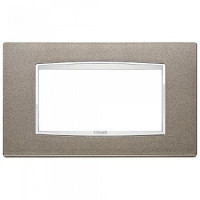 20654.C08 - Vimar Накладка классика для 4 модуля титан металлик 20654.C08 - Vimar Накладка классика для 4 модуля титан металлик