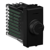 4412131 - ДКС Диммер поворотный модульный, "Avanti", "Черный матовый", 1 модуль