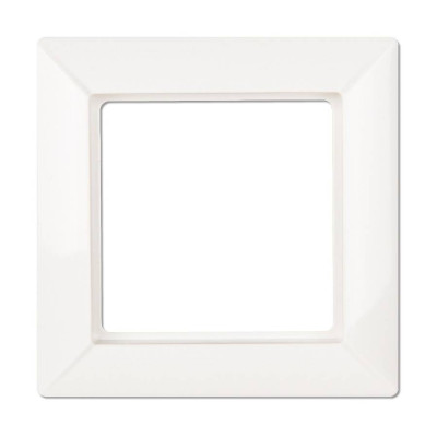 Рамка 1-пост; Eco Profi; термопласт; белый, EP481WW