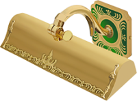 FD1023VEEN Fede Светильник для картин (BIG SHADE) SMALTO ITALIANO, Emerald Green