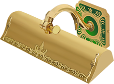 FD1023VEEN Fede Светильник для картин (BIG SHADE) SMALTO ITALIANO, Emerald Green