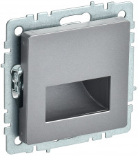 BRITE Подсветка LED встраиваемая ПЛ20-БрС сталь IEK, BR-FL20-K46
