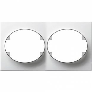 5572.1 BL Рамка 2-постовая горизонтальная, серия TACTO, цвет альп. белый 5572.1 BL