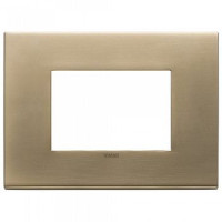 22653.85 - Vimar Накладка на 3 модуля, античное золото