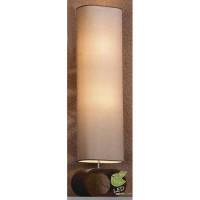 LUSSOLE Nulvi Торшер, цвет основания - хром, плафон - ткань (цвет - бежевый), 2x10W E27, GRLSF-2105-02