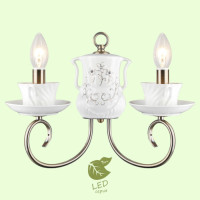 LUSSOLE SALTON Бра, цвет основания - бронзовый, 2x7W E14, GRLSP-8187