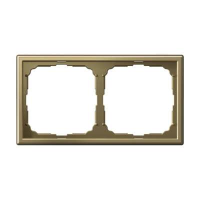 GAL001602 - ARTGALLERY 2-постовая РАМКА, универсальная, ЗОЛОТО, Systeme Electric