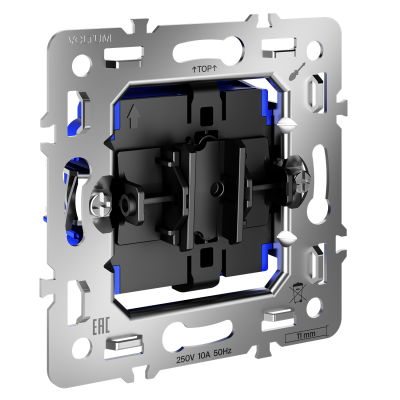 Механизм выключателя одноклавишного 10А, S70, VLS0101M