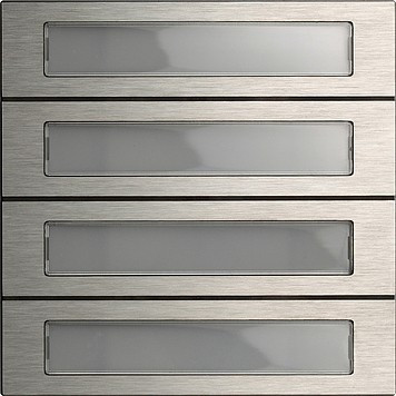 5534920 Gira Модуль кнопок вызова System 106 4-клав.