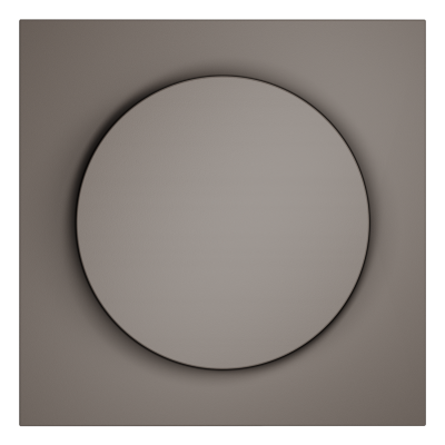 Накладка для светорегулятора поворотно-нажимного, S70 (капучино), VLS002014