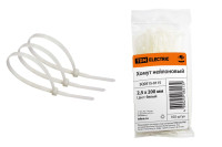 Хомут 2,5х200мм нейлон (белый) (100шт) TDM Electric, SQ0515-0115