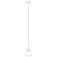 Lightstar 757016 (MD7938-1A ) Люстра CONE 1х40W GU10 БЕЛЫЙ МАТОВ/ПРОЗРАЧНО-МАТОВЫЙ (в комплекте)