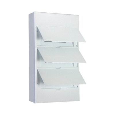 Бокс пластиковый ЩРН-П-36 IP41 белый (белая дверца) KRANZ, KR-11-0337