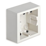 Vimar Коробка настенная для 1-2 модулей H-43,5мм белая, 09971.01 Vimar Коробка настенная для 1-2 модулей H-43,5мм белая, 09971.01