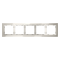 Рамка стеклянная VOLTUM S70 на 5 постов, (кашемир, стекло), VLS110503