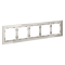 Рамка стеклянная VOLTUM S70 на 5 постов, (кашемир, стекло), VLS110503