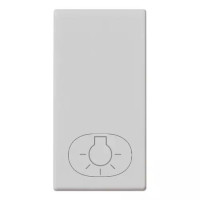 Vimar Клавиша на 1 модуль с символом-лампа с подсветкой, серебро, 14021.L.SL