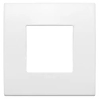 Vimar Накладка Classic на 2 модуля полярная матовая total look, 19642.B26