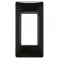 Vimar Накладка на 1 модуль для панелей, черная, 14666.05