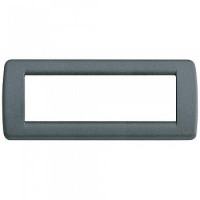Vimar Накладка для 6 модулей RONDO металл серый шифер, 16756.46