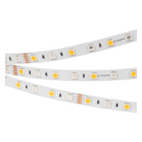 Светодиодная лента RT-B60-10mm 24V RGBW-Day (14.4 W/m, IP20, 5060, 5m) (Arlight, Открытый), 018326(2)