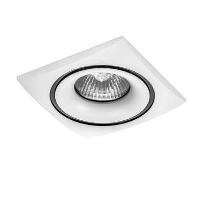 Lightstar 010036 Светильник LEVIGO Q  MR16/HP16 БЕЛЫЙ/ЧЕРНЫЙ (в комплекте)