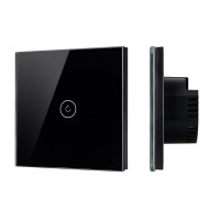 050033 - Выключатель сенсорный SWT-OMALI-S01-ZB-BK (250V, 10A, Zigbee) (Arlight, Стекло)