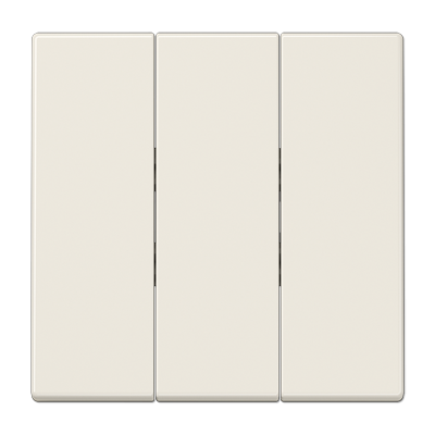 Тройная клавиша для балансирных механизмов выключателей (кнопок); термопласт; слоновая кость; LS990, LS993BF