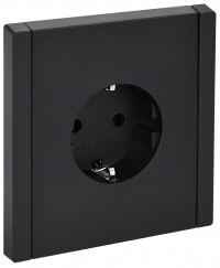 FORTE&PIANO Роз. с з/к без з/ш в/к 16А FP116 чер. IEK, FP-R11-16-K02