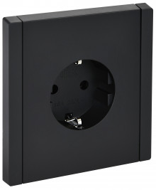 FORTE&PIANO Роз. с з/к без з/ш в/к 16А FP116 чер. IEK, FP-R11-16-K02