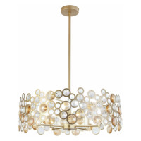 ST LUCE SL1172.203.05 Светильник подвесной ST-Luce Золотистый/Золотистый, Прозрачный E14 5*60W