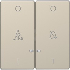 D-Life Клавиша 2-ная, с линзой LED и символом: звонок/горничная, сахара