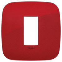 19671.85 - Vimar Накладка ROUND на 1 модуль красная