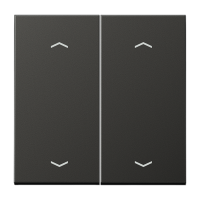 Клавиша для KNX кнопки, 2 группы с символами «стрелки»; металл; антрацит, AL102PAN